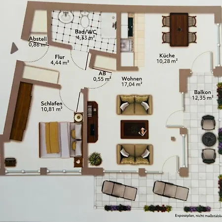 Apartment In Strandnaehe 50m